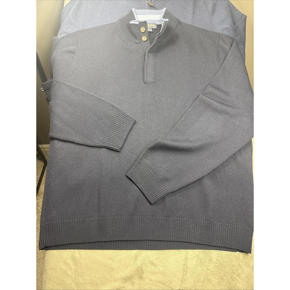 Brooks‎ Brothers Bundle 3 Pack Extra Fine Merino Wool Sweater Men XXL 1/4 & Zip - Picture 11 of 16